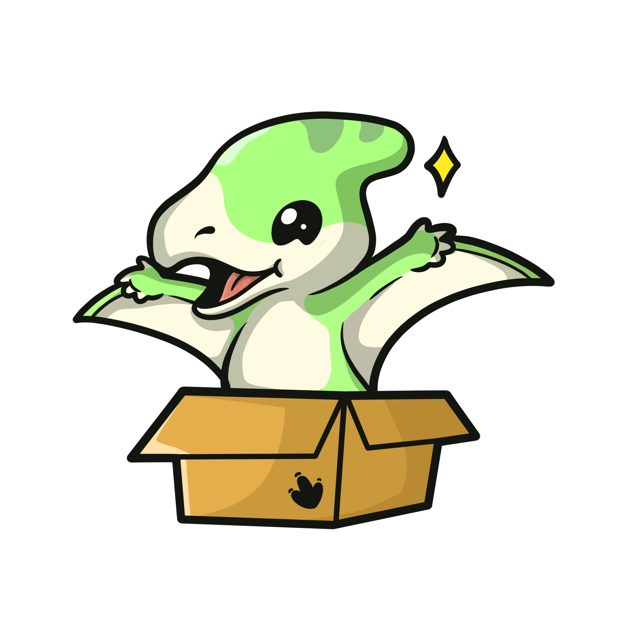 Cardboard Dinosaur